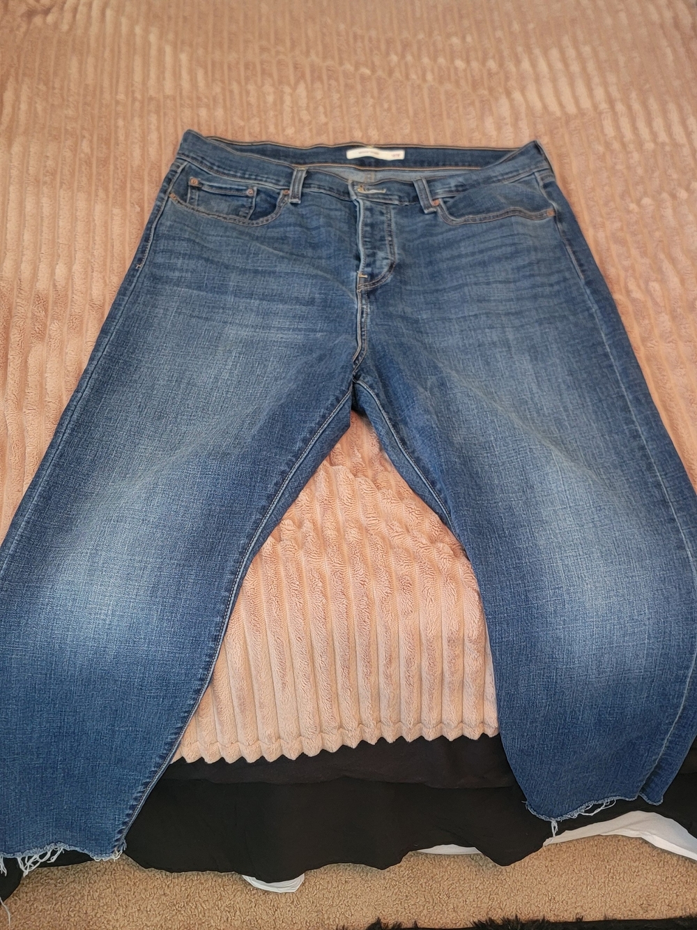 Levi's Wedgie Skinny Jeans - Medium Dark Wash High Rise Blue - Size 16W